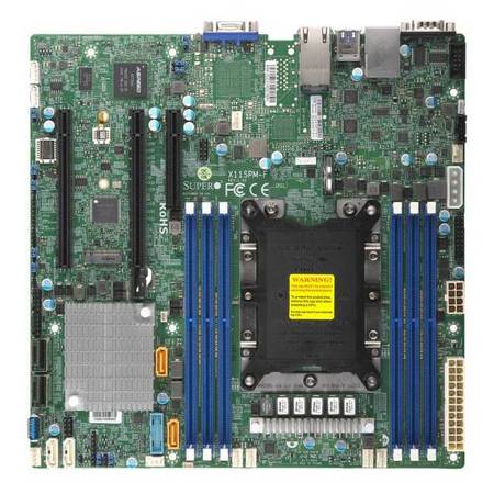 SUPERMICRO X11SPM-F-B LGA3647/Intel C621/DDR4/SATA3&USB3.0/V&2GbE/MicroATX MBD-X11SPM-F-B